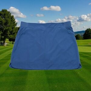 32 Degrees Cool, Athletic Skort, Plus Size XXL, Blue Gray